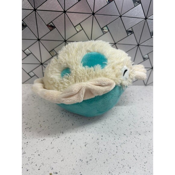 Squishable Cuttlefish Plush White Blue 7" Tall 12" Long Aqua Fish Sea Creature - Picture 3 of 10